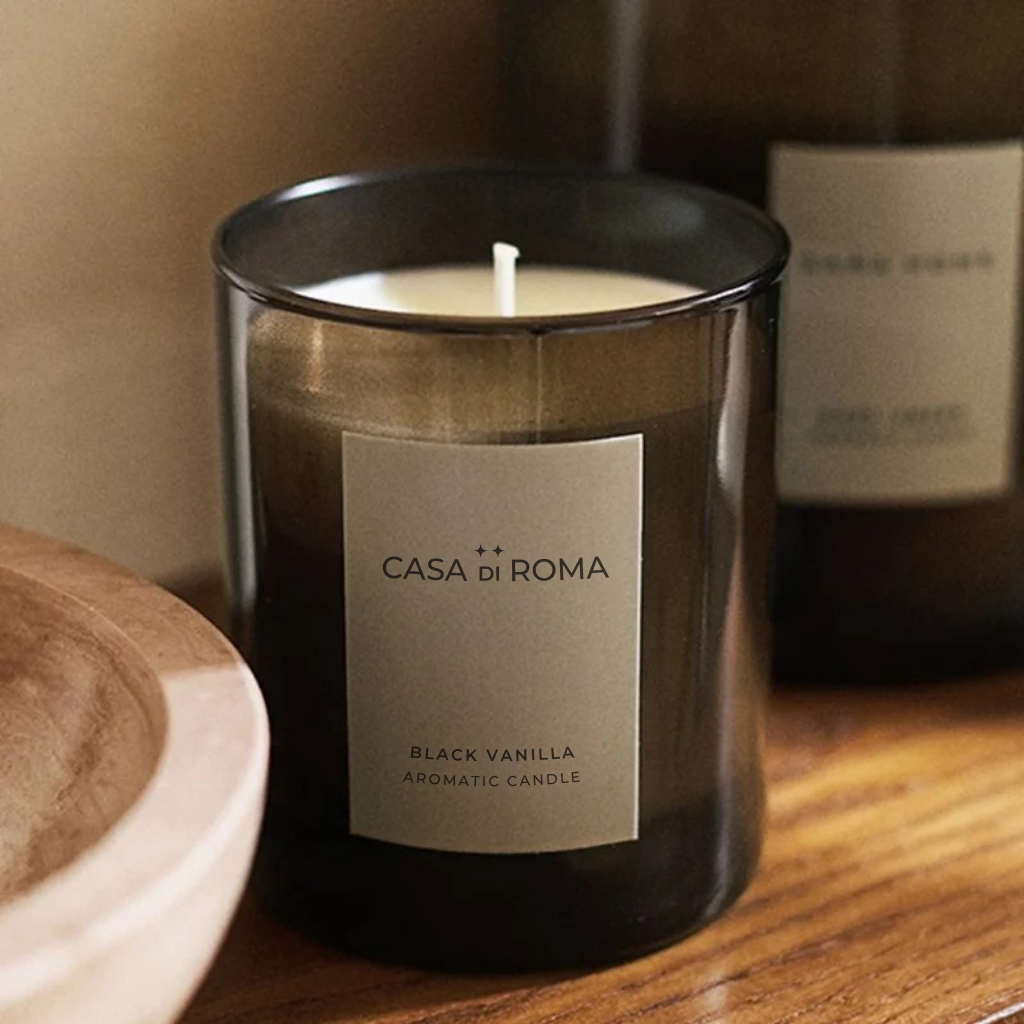 נר זכוכית קלאסי